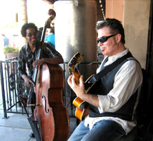 Edwin Livingston-Bass and Stan Sorenson-Guitar:Chandler Jazz Fest 2008